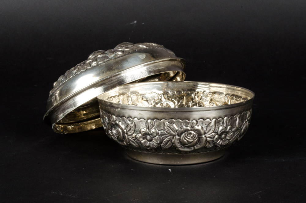 Handmade 800 Silver Esrog Box