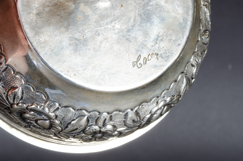 Handmade 800 Silver Esrog Box