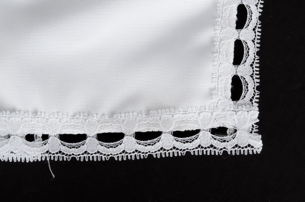 White Embroidered Challah