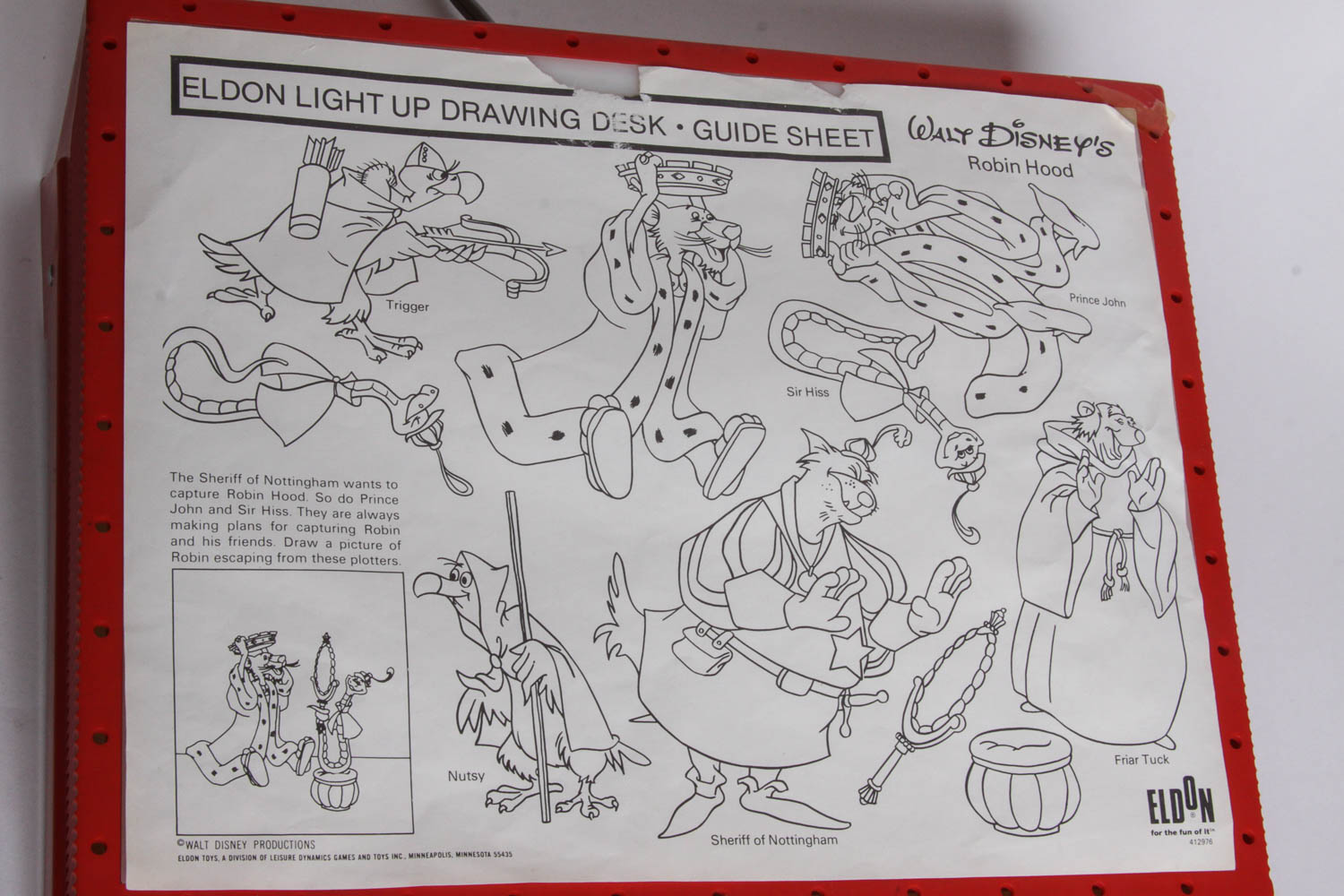 Children's Light-Up Drawing Desk Toy