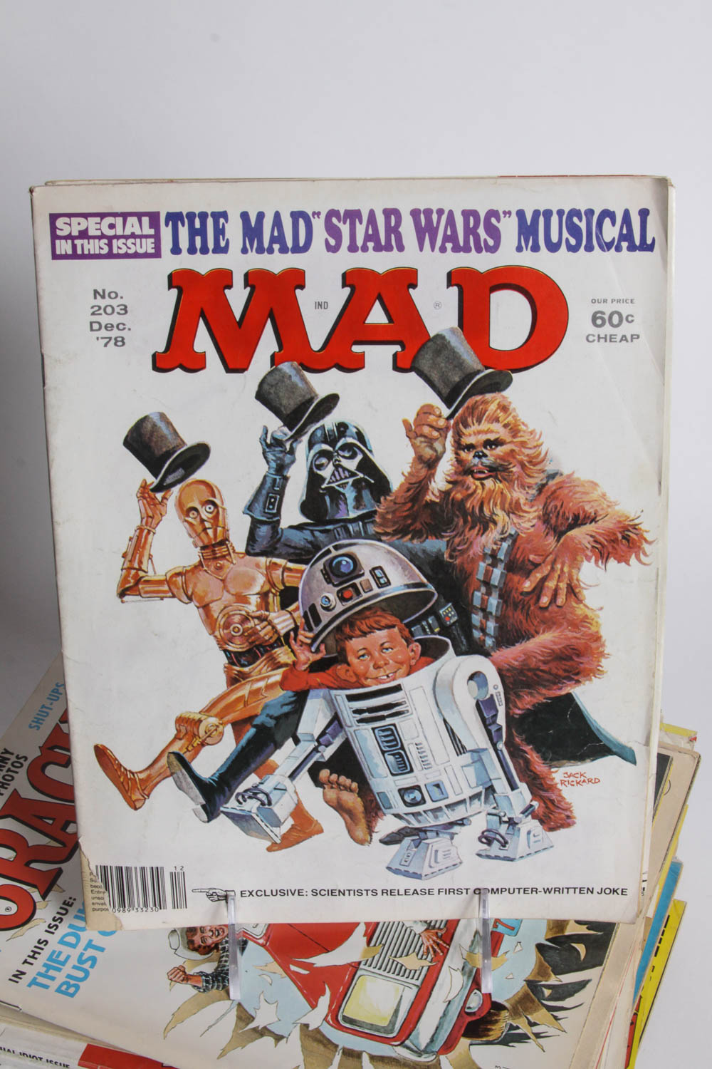 Collection of "Mad," "Cracked," "Crazy," Spider-Man Theme Comics