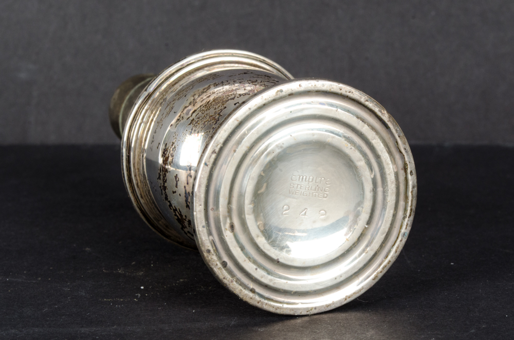 Weighted Sterling Silver Salt and Pepper Shakers