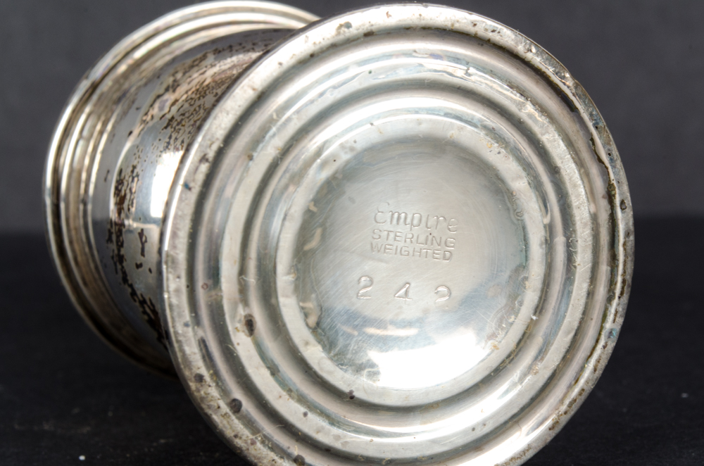 Weighted Sterling Silver Salt and Pepper Shakers