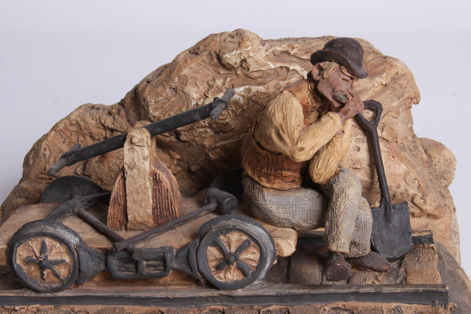 Cyrus Signed Resin Sculpture