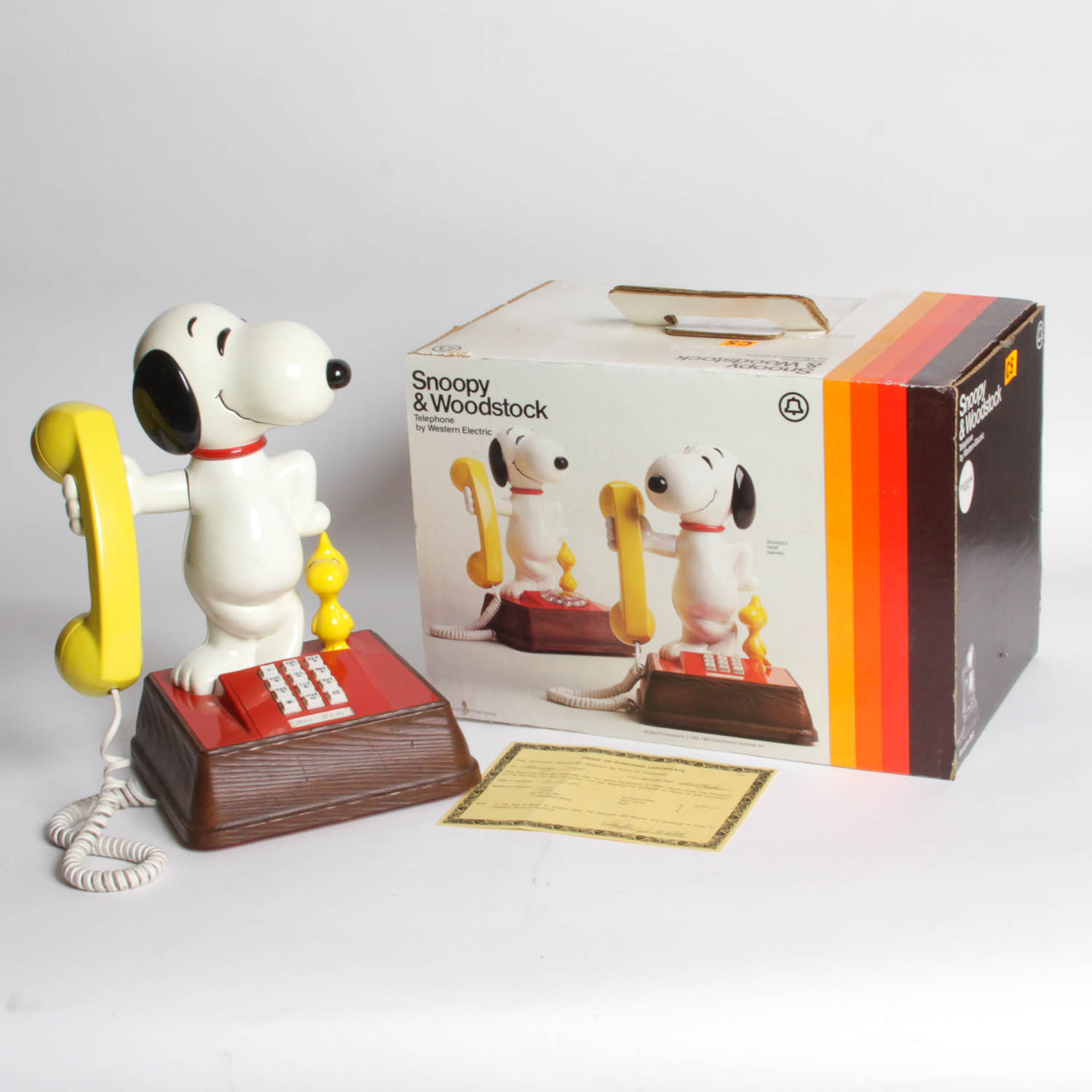 Snoopy and Woodstock Touch Tone Telephone