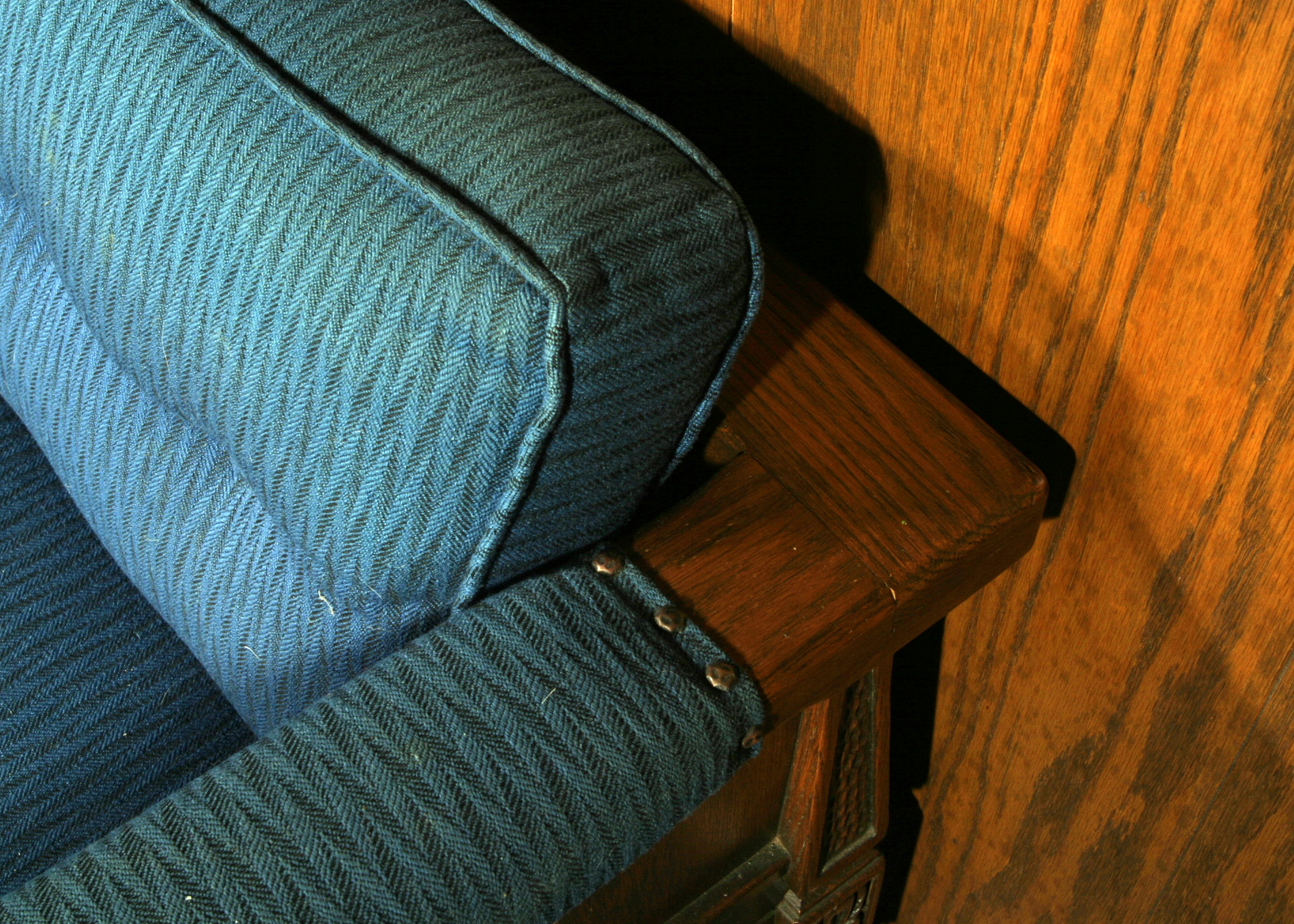 Vintage Romweber Viking Oak Club Chair