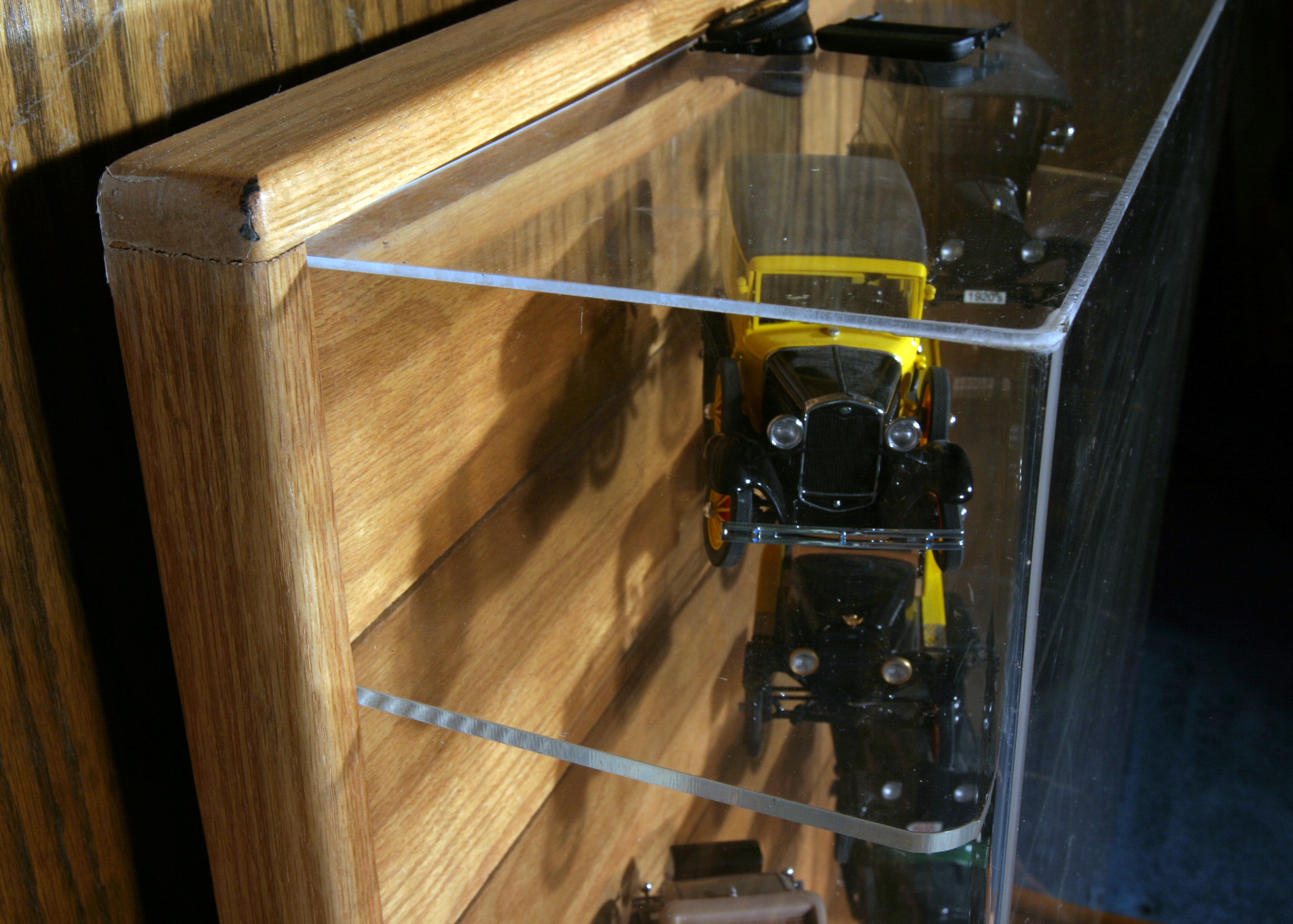 Collection of Danbury Mint Model Cars and Display Case