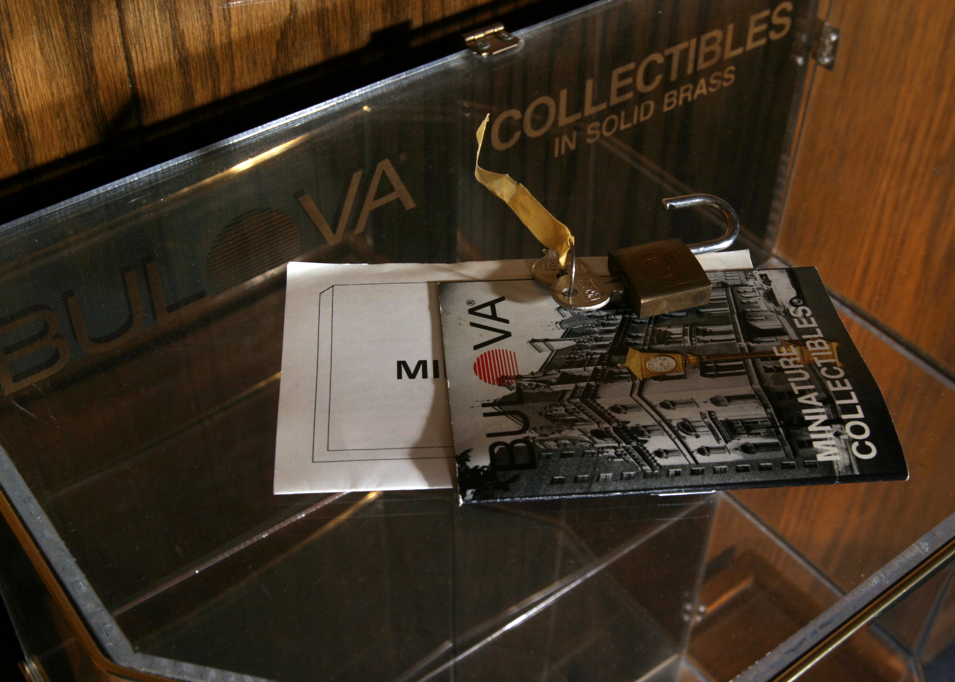 Bulova Display Case