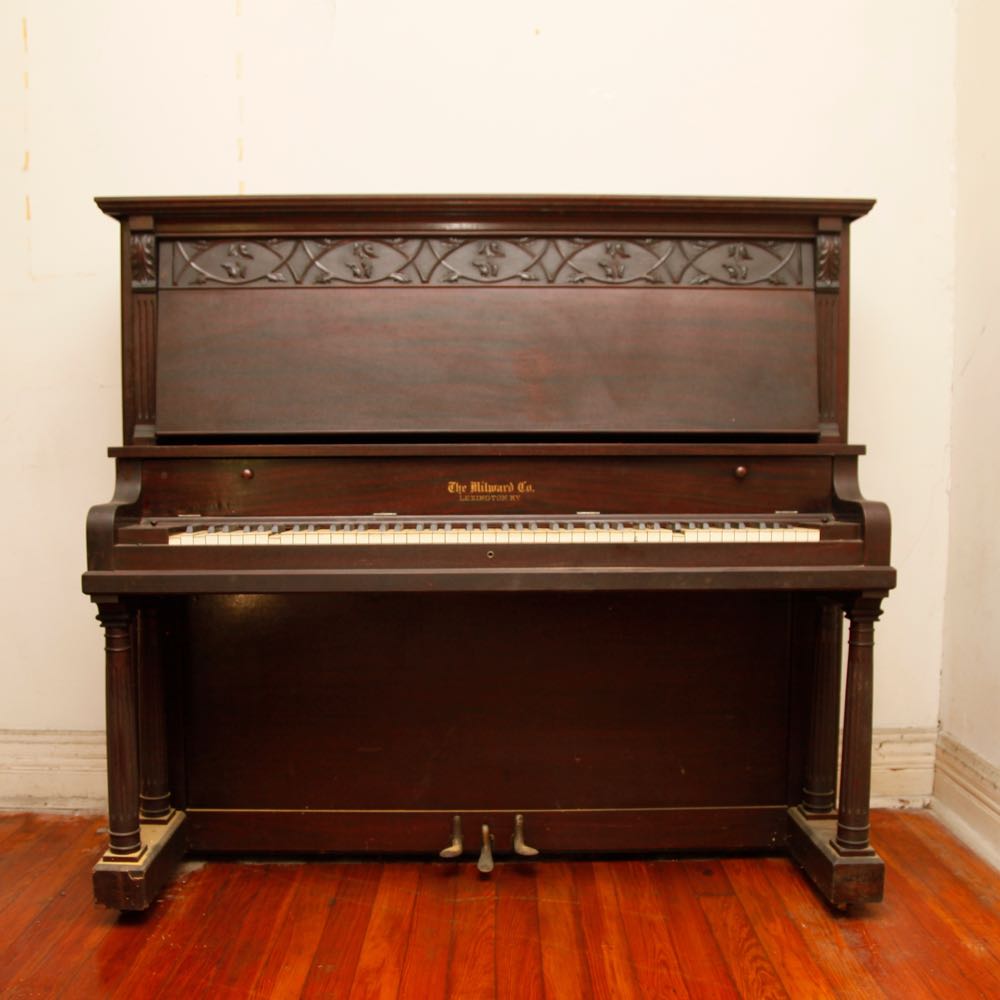 Milward Co. Mahogany Piano