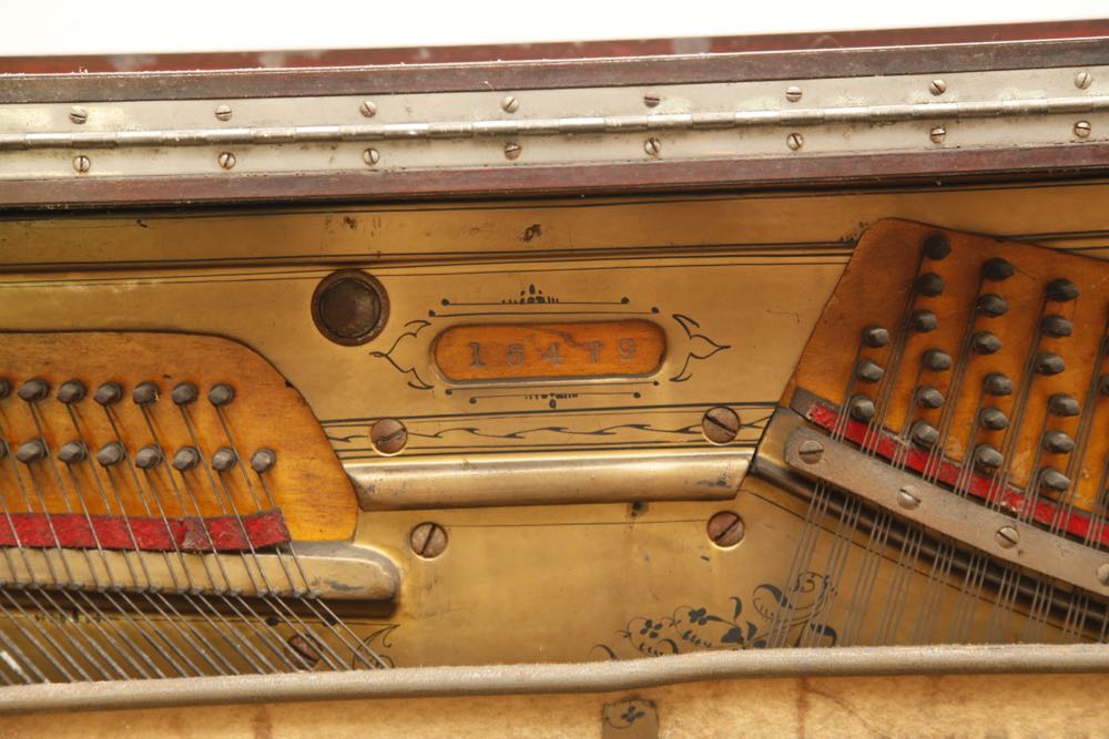 Milward Co. Mahogany Piano