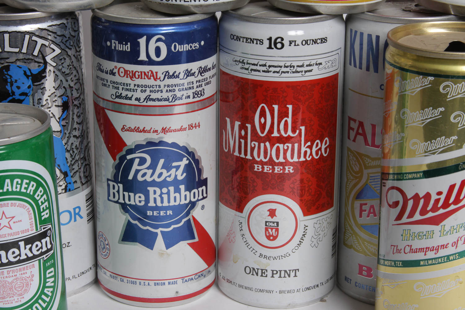 Collection of Beer Cans