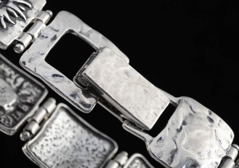 Sterling Silver Sunflower Bracelet