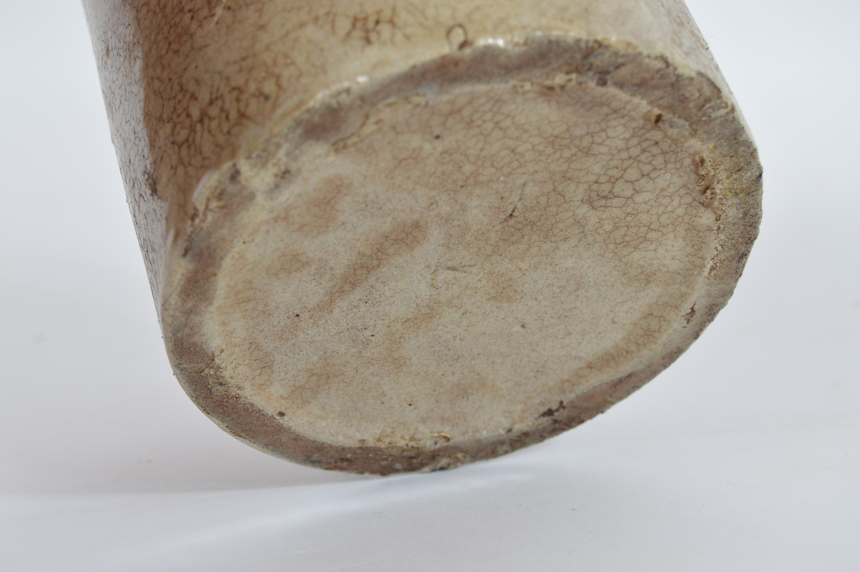 Antique 1892 "The Weir " Stoneware Jar
