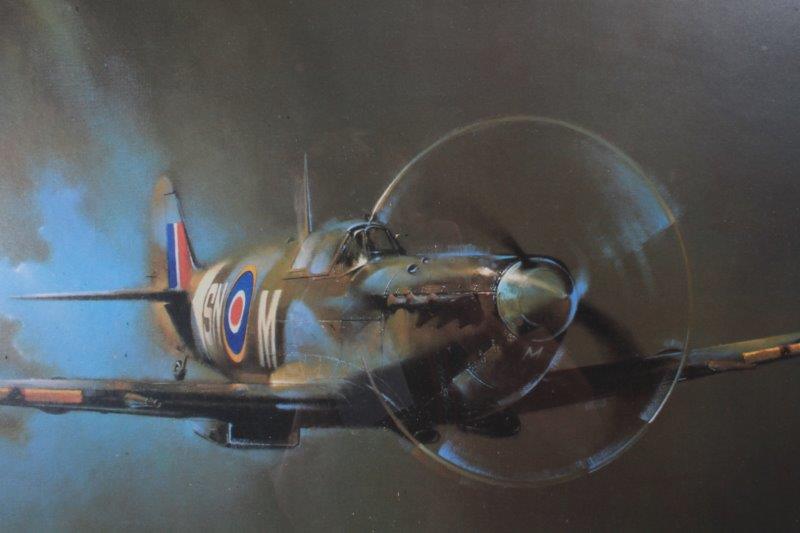 Framed Barrie A.F. Clark Offset Lithograph