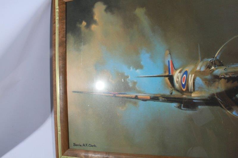 Framed Barrie A.F. Clark Offset Lithograph