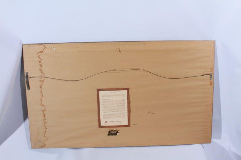 Framed Barrie A.F. Clark Offset Lithograph