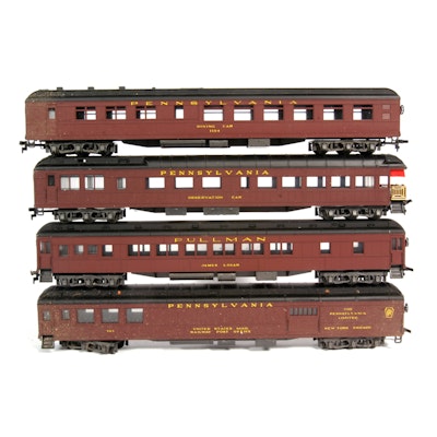 Four Pennsylvania Railroad Cars Four Pennsylvania Railroad Cars