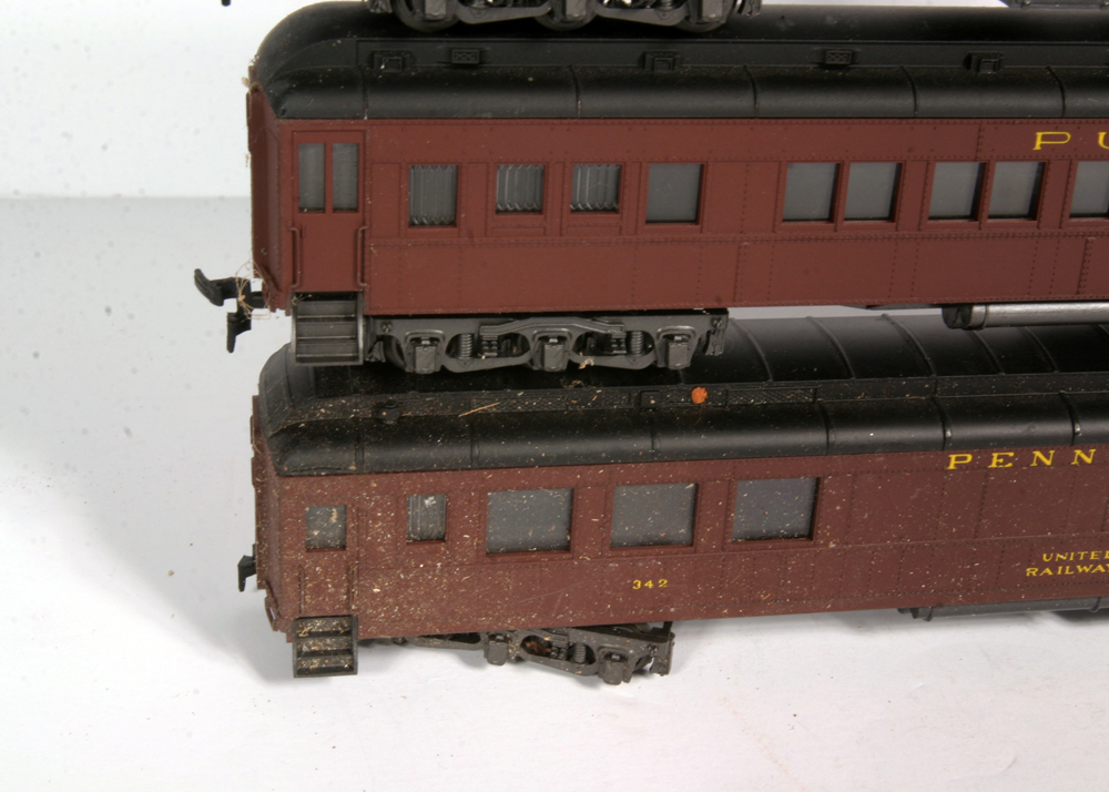 Four Pennsylvania Railroad Cars