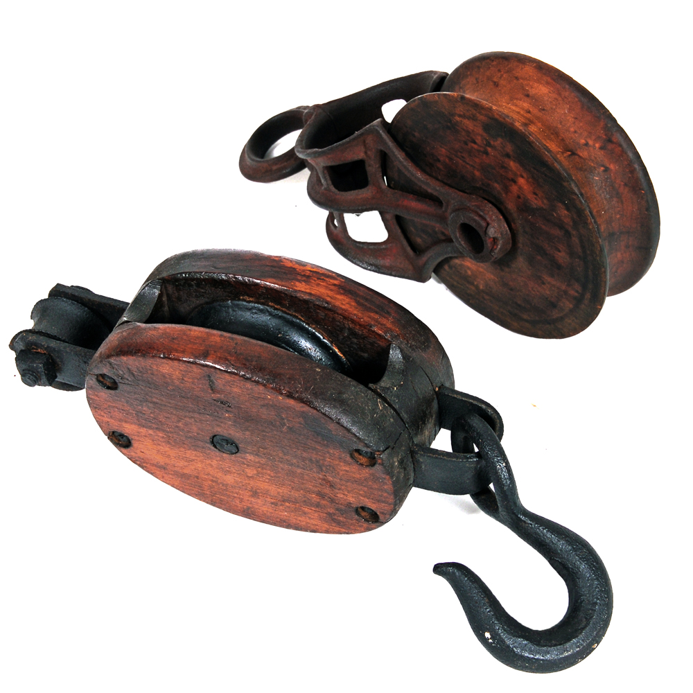 Pair of Antique Pullies