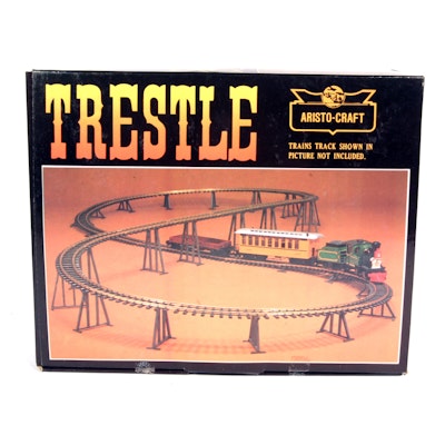 Trestle Aristo-Craft Train Track in the Original Box Trestle Aristo-Craft Train Track in the Original Box