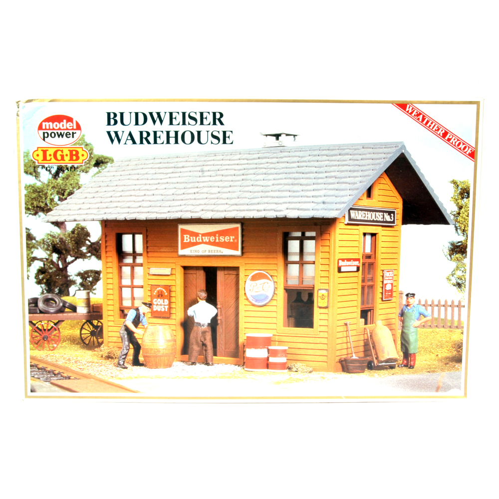 LGB Model Power Budweiser Warehouse "G" Scale Model Kit