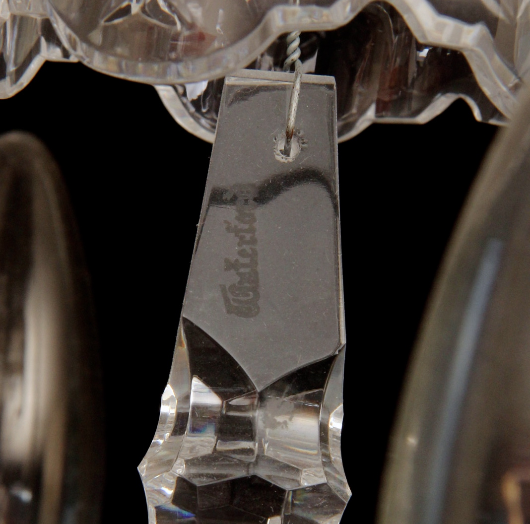 Waterford Crystal "Fluer De Lis" Six Arm Chandelier