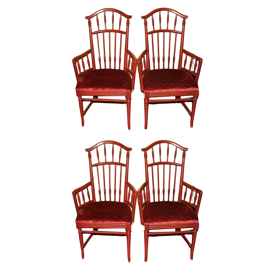 Set of Thomasville Furniture Dining Room Chairs