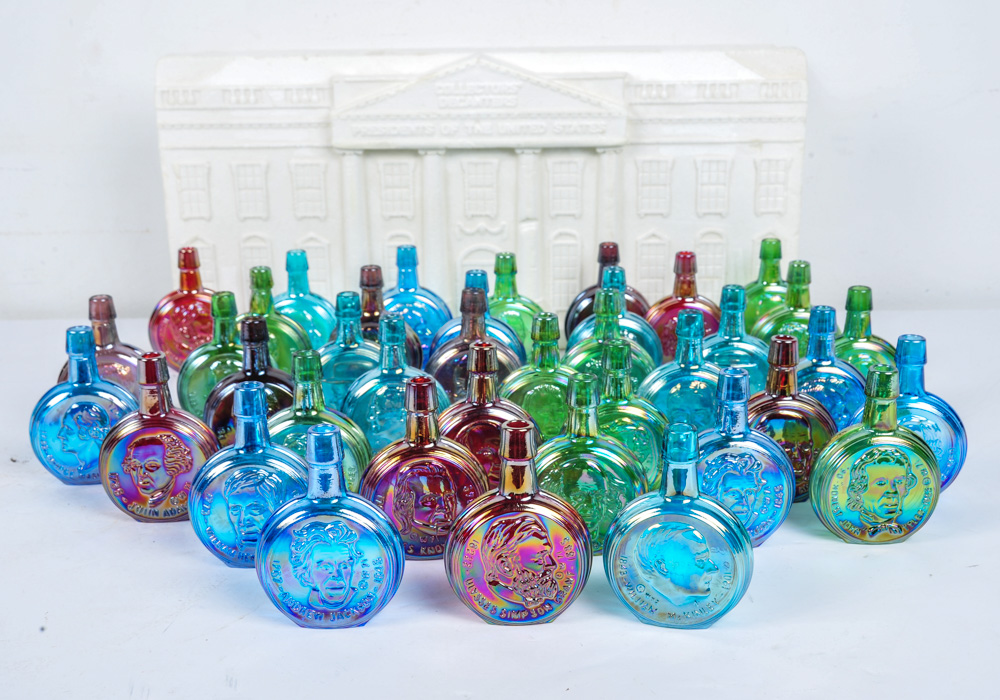 Wheaton Miniature Glass Presidential Decanters