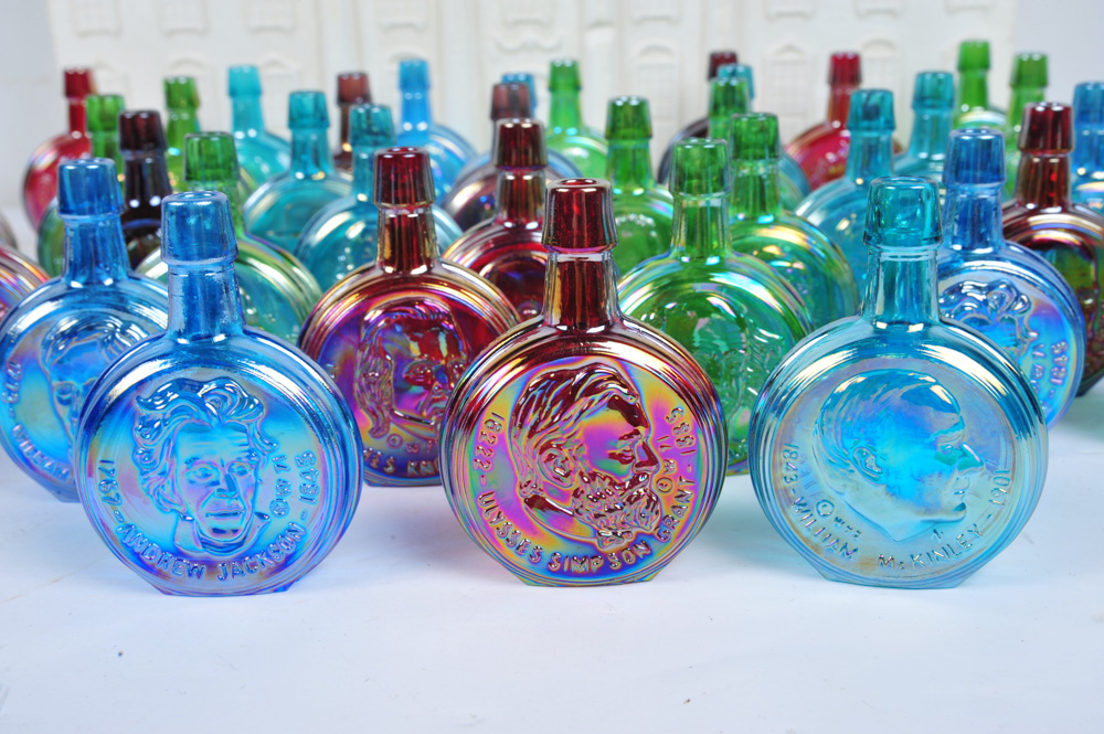 Wheaton Miniature Glass Presidential Decanters