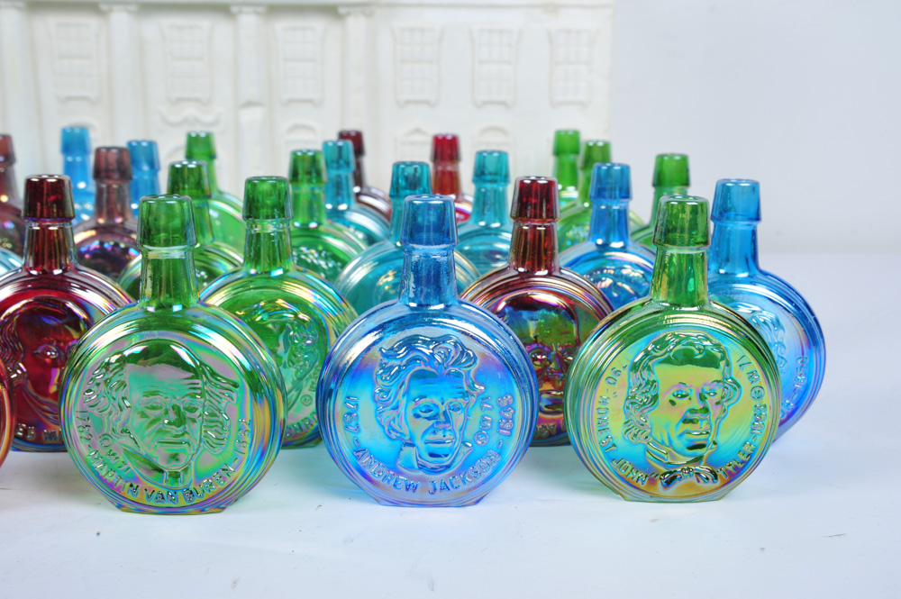 Wheaton Miniature Glass Presidential Decanters