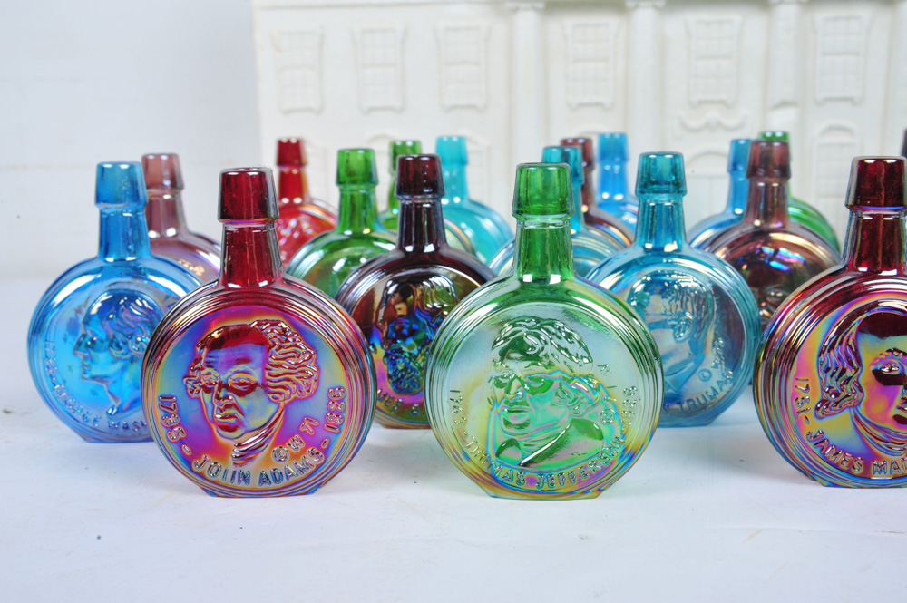Wheaton Miniature Glass Presidential Decanters