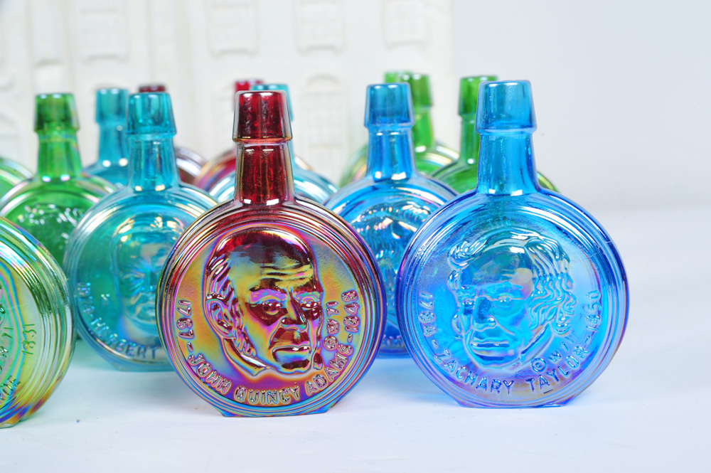 Wheaton Miniature Glass Presidential Decanters