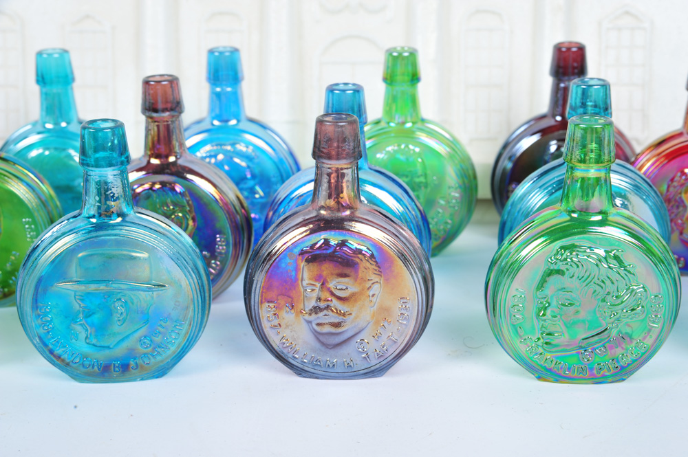 Wheaton Miniature Glass Presidential Decanters