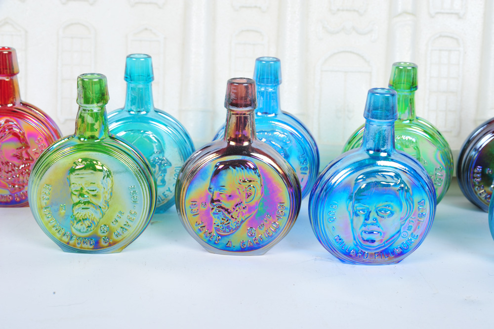 Wheaton Miniature Glass Presidential Decanters