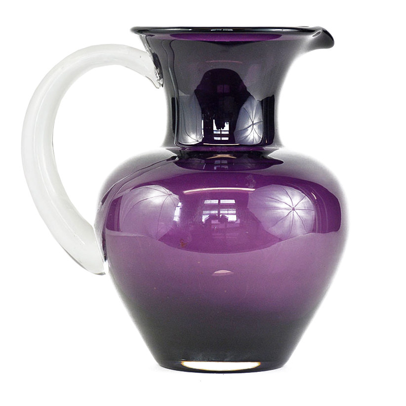 Vintage Blenko Purple Glass Pitcher