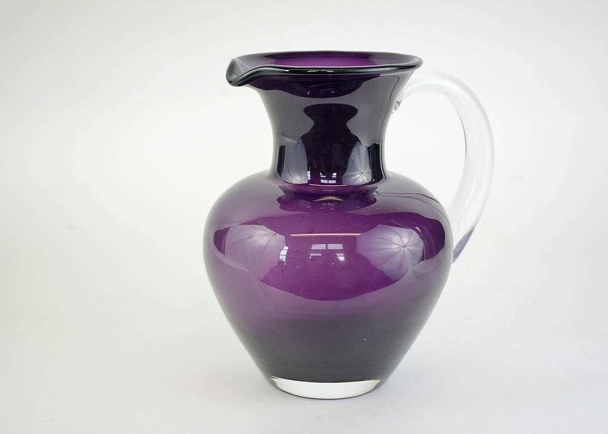 Vintage Blenko Purple Glass Pitcher