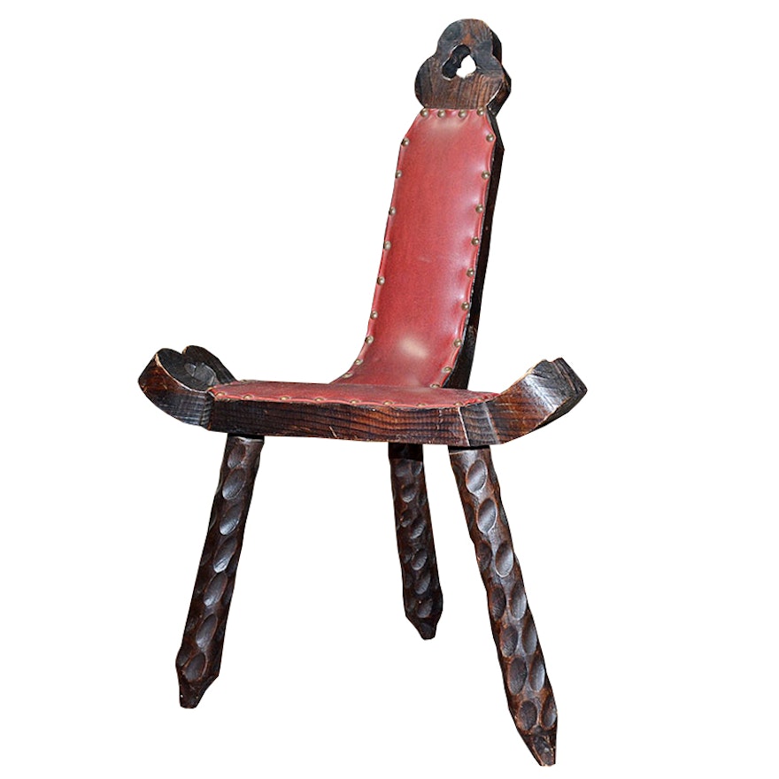 Antique Spanish Birthing Chair