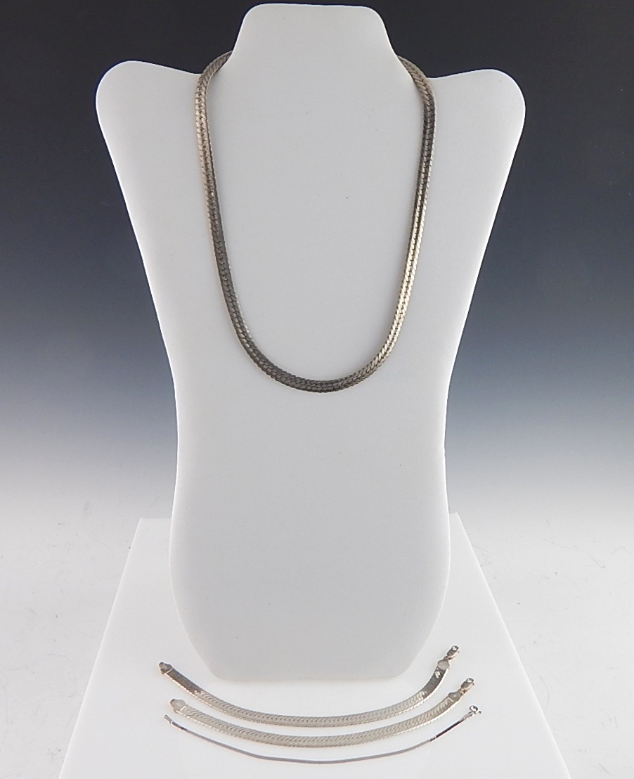 925 Sterling Silver Necklace and Bracelets