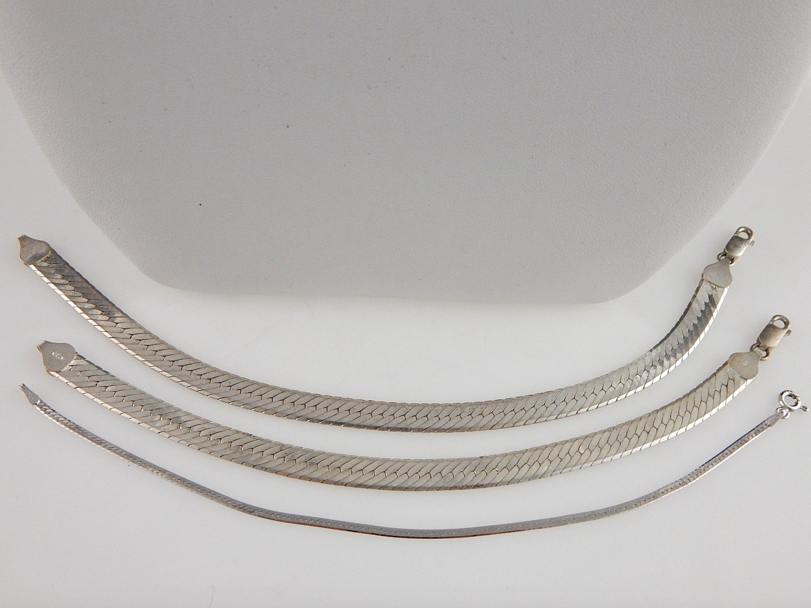 925 Sterling Silver Necklace and Bracelets