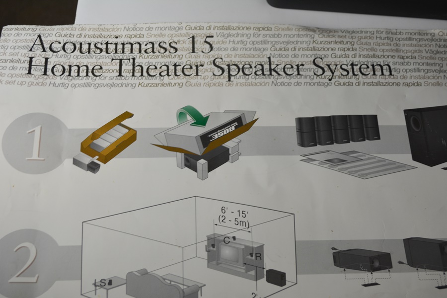 Bose Acoustimass 15 Home Theater Speaker System