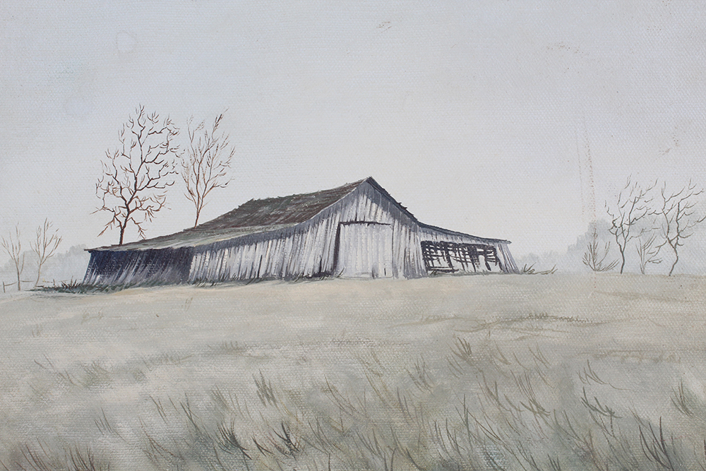 Jim Harrison Signed Oil Painting