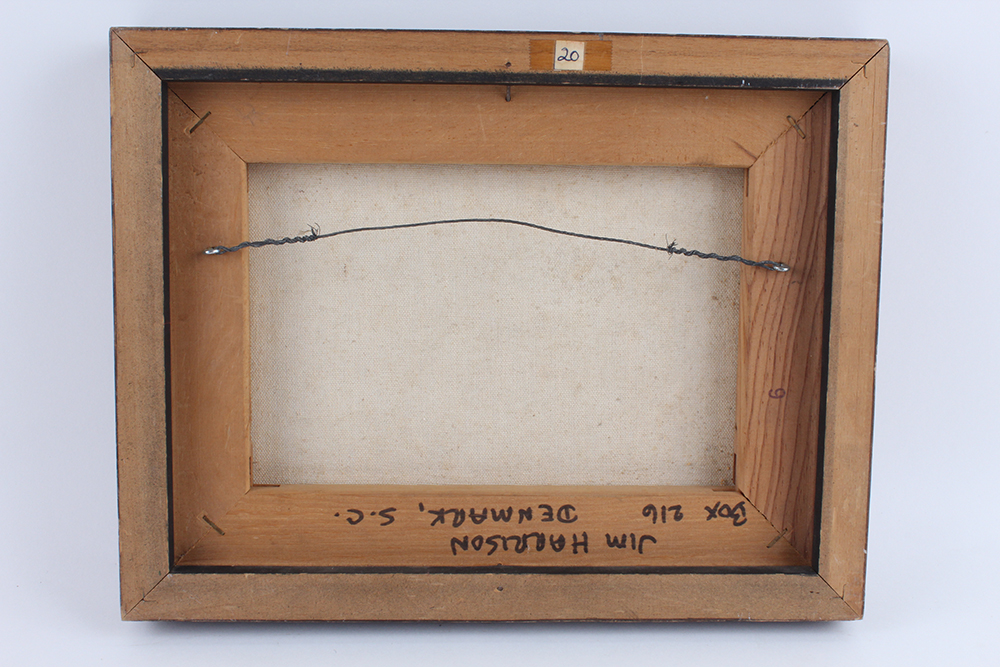 Jim Harrison Signed Oil Painting