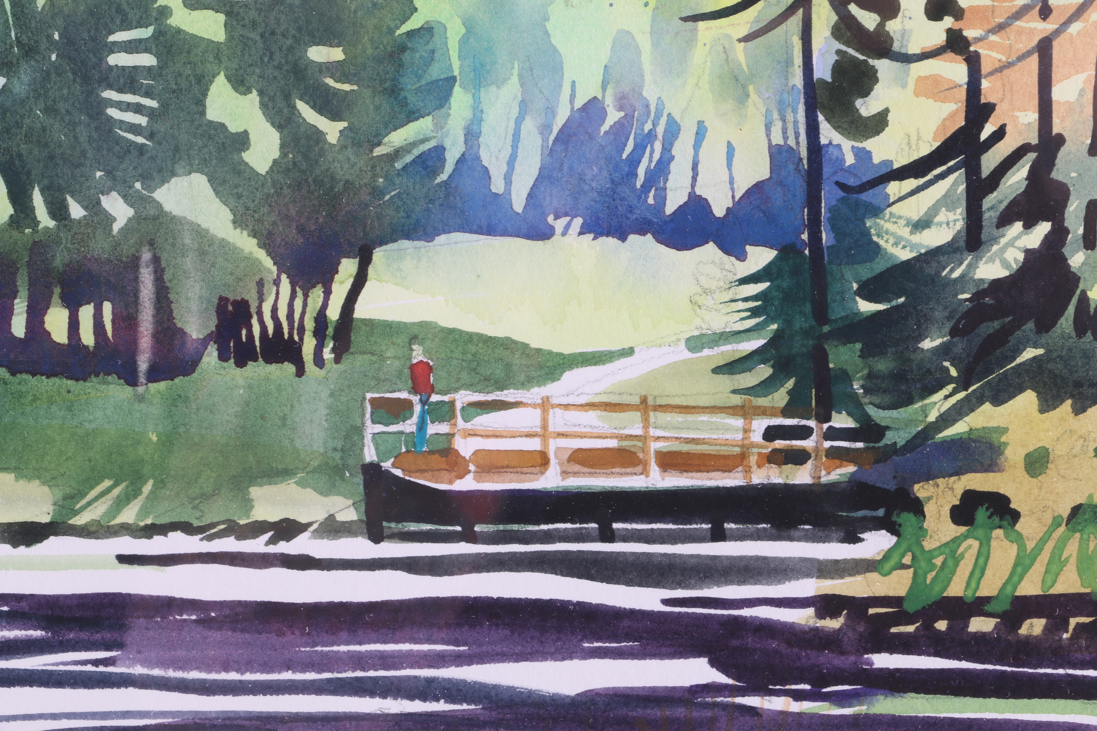 Sally Heston Watercolor Landscape