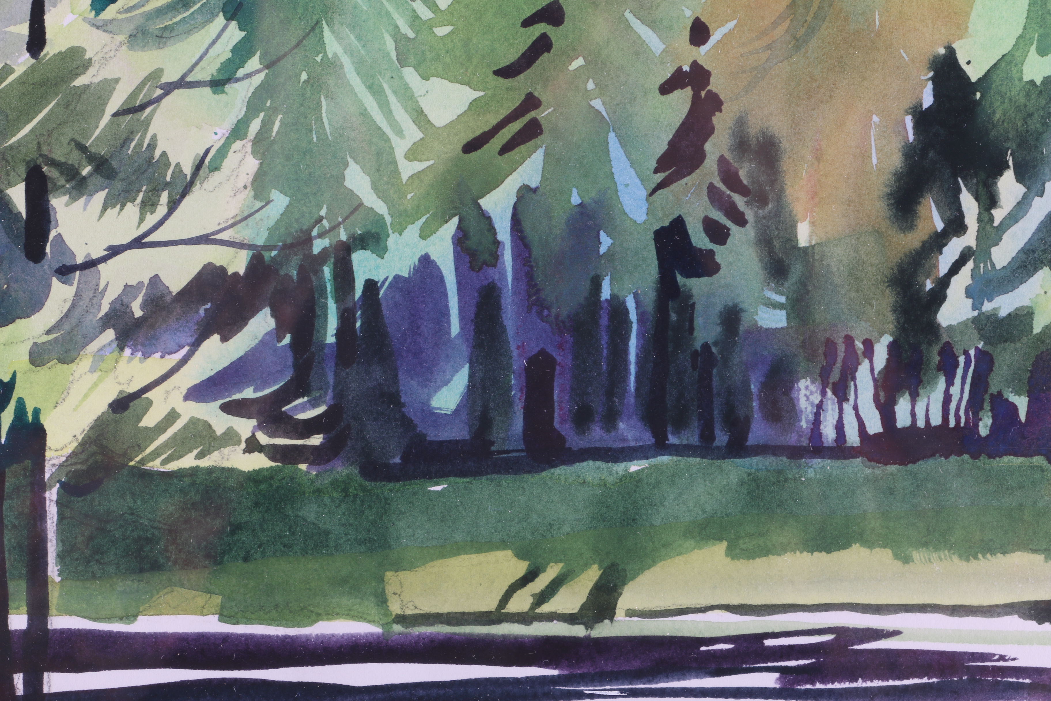 Sally Heston Watercolor Landscape