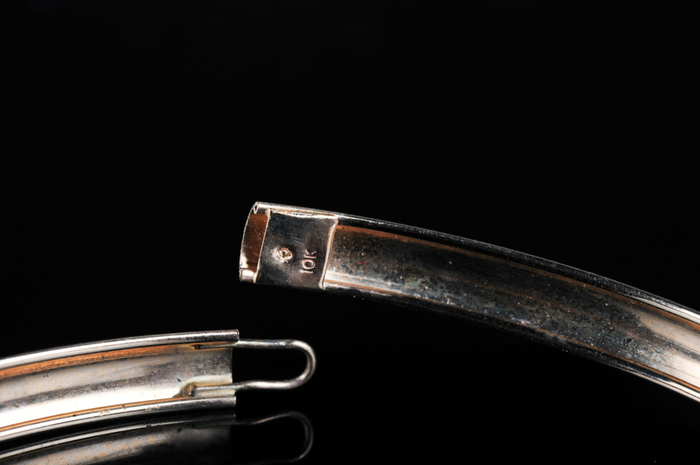 10K Yellow Gold Bangle Bracelet