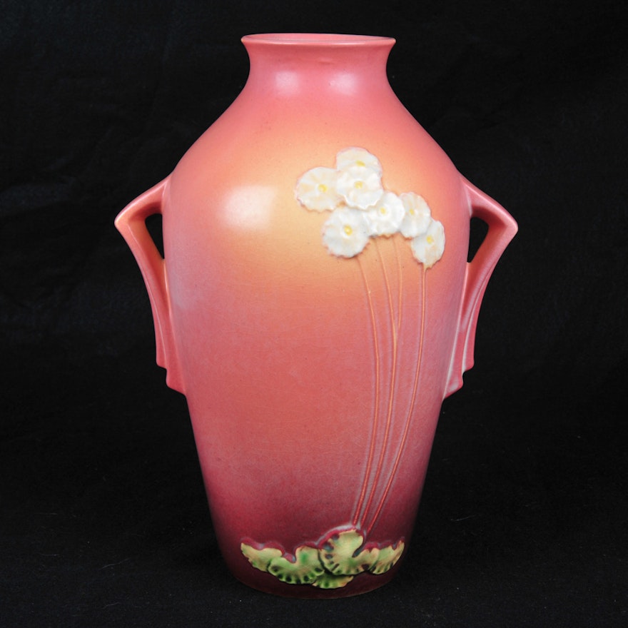 Roseville Pottery Pink Primrose Vase