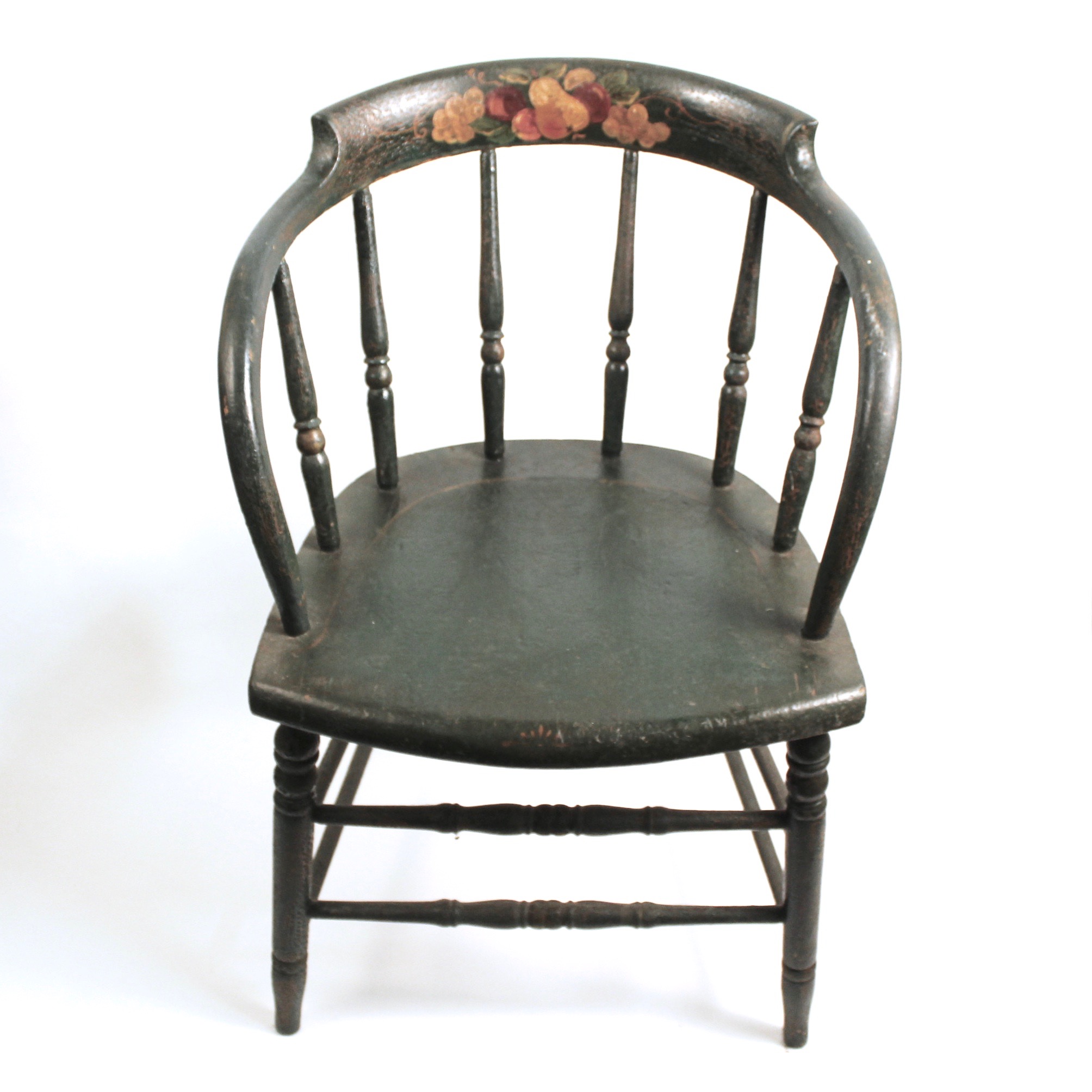 Set of Four Antique Painted Chairs