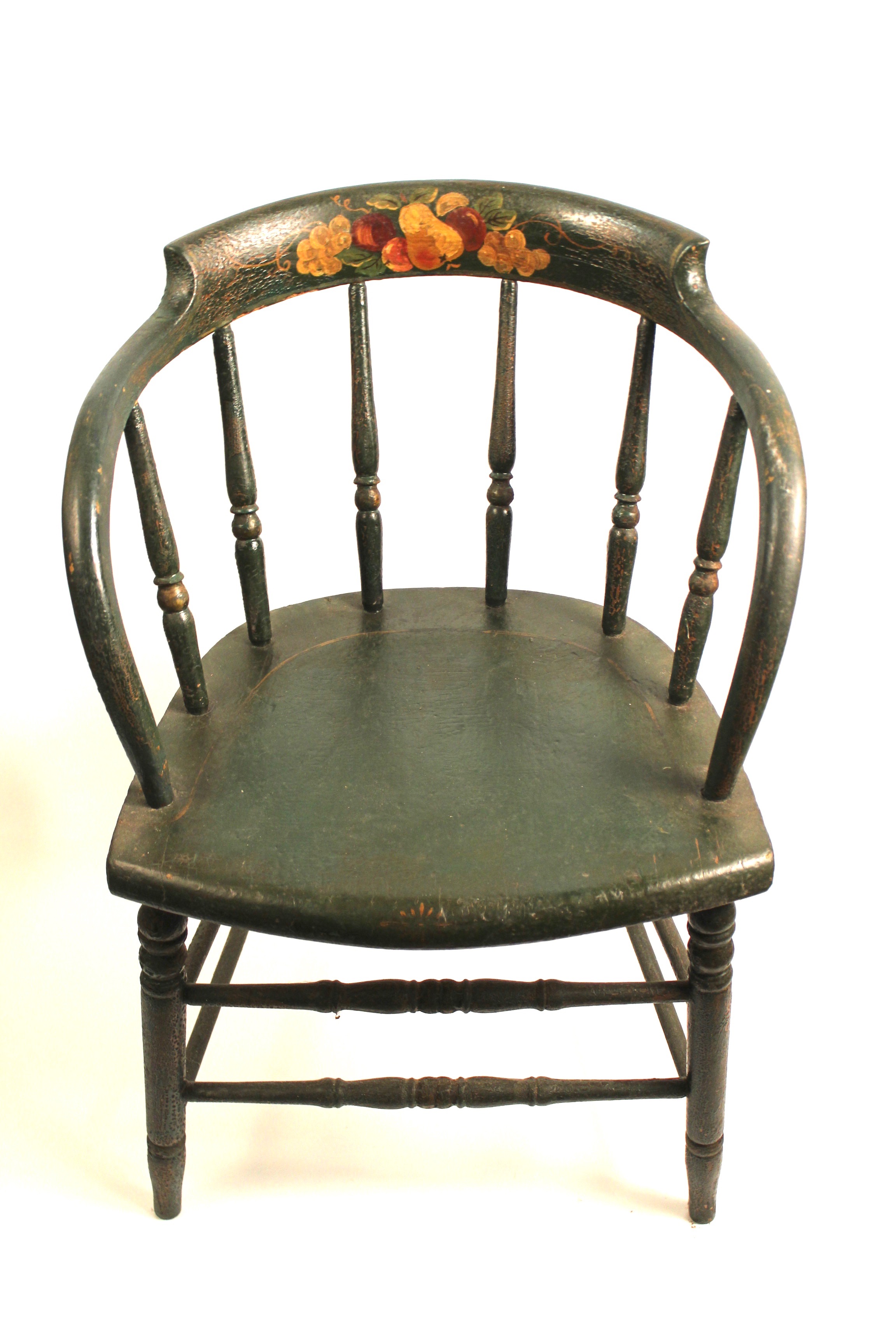 Set of Four Antique Painted Chairs
