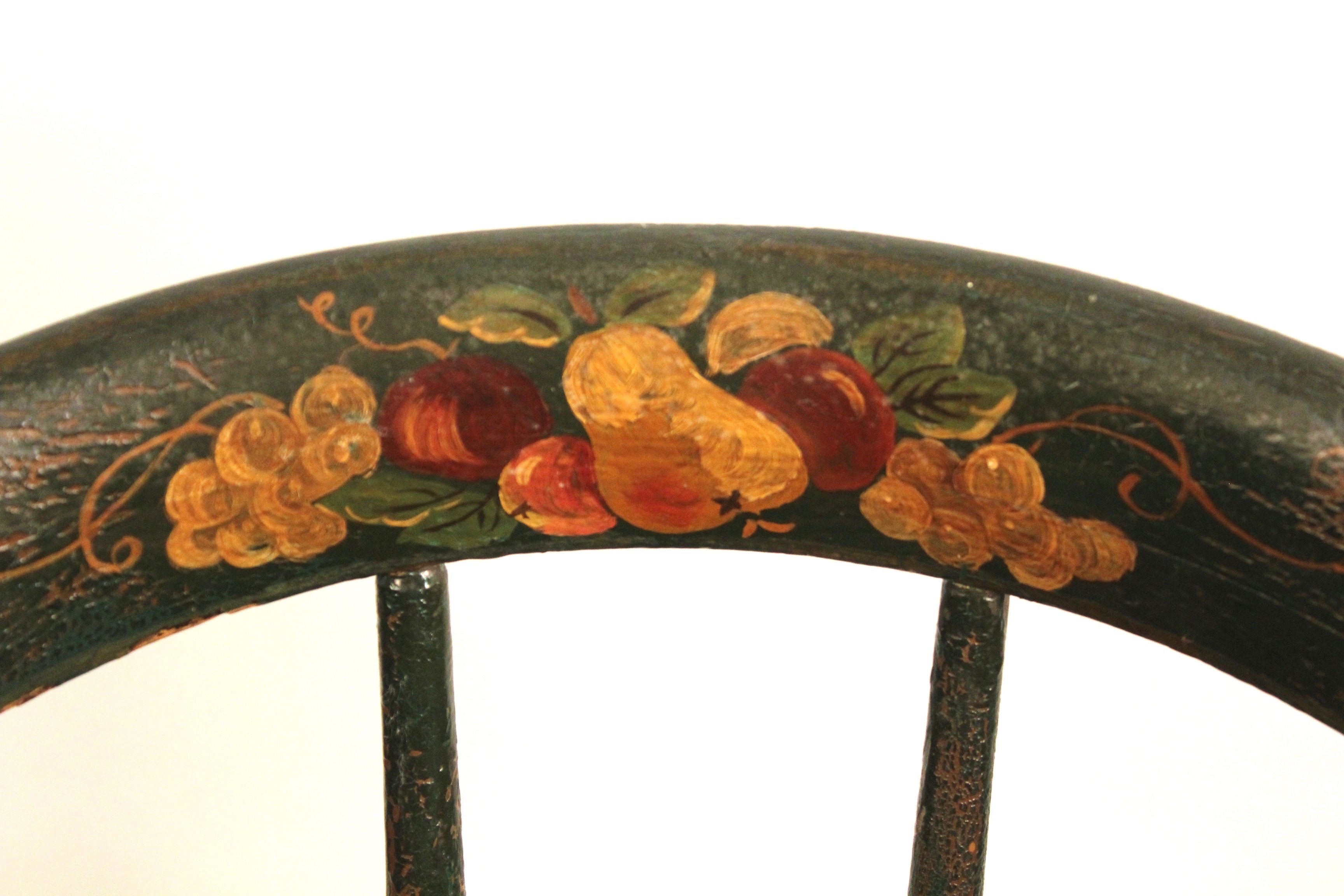 Set of Four Antique Painted Chairs