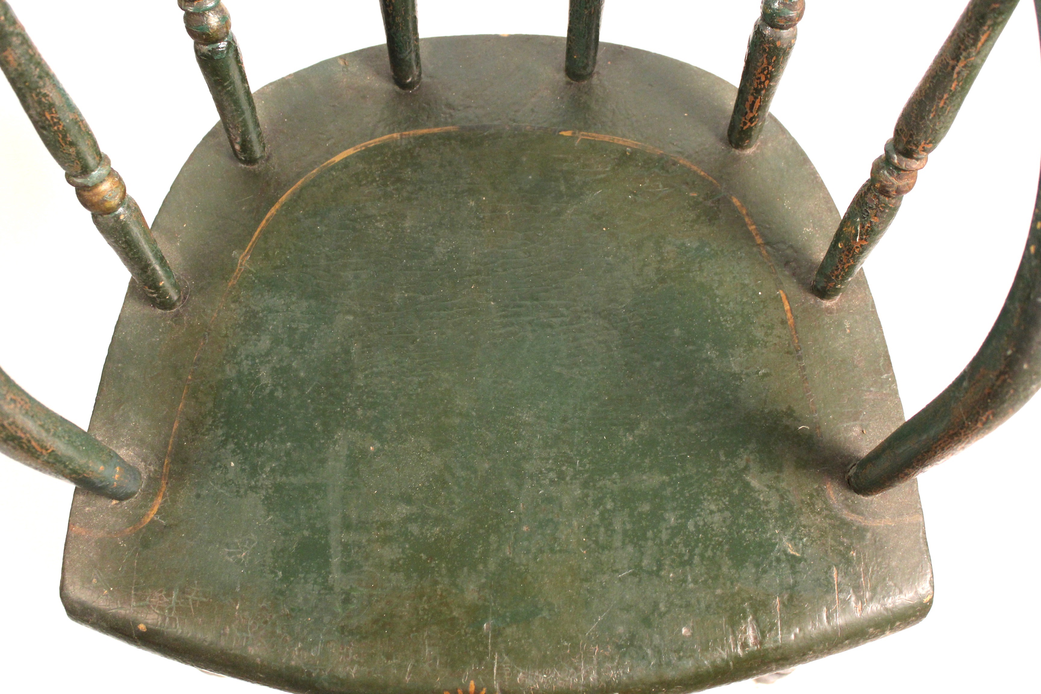 Set of Four Antique Painted Chairs